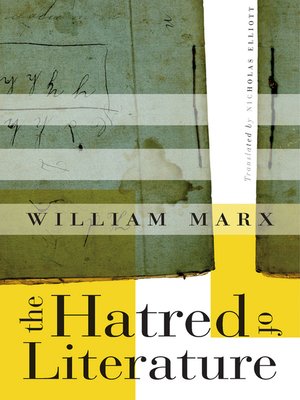 cover image of The Hatred of Literature